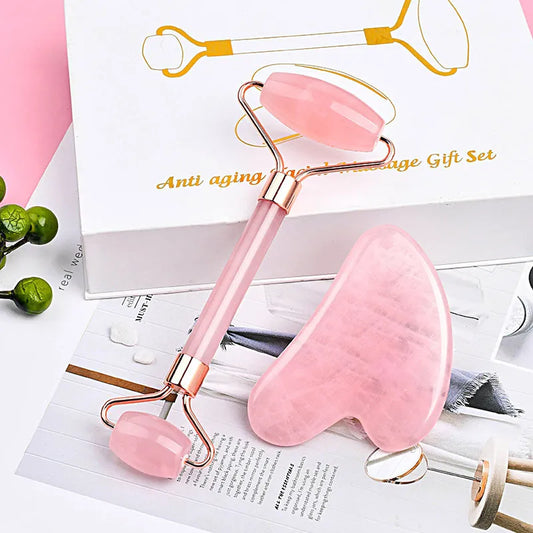 Facial Roller and Gua Sha Set