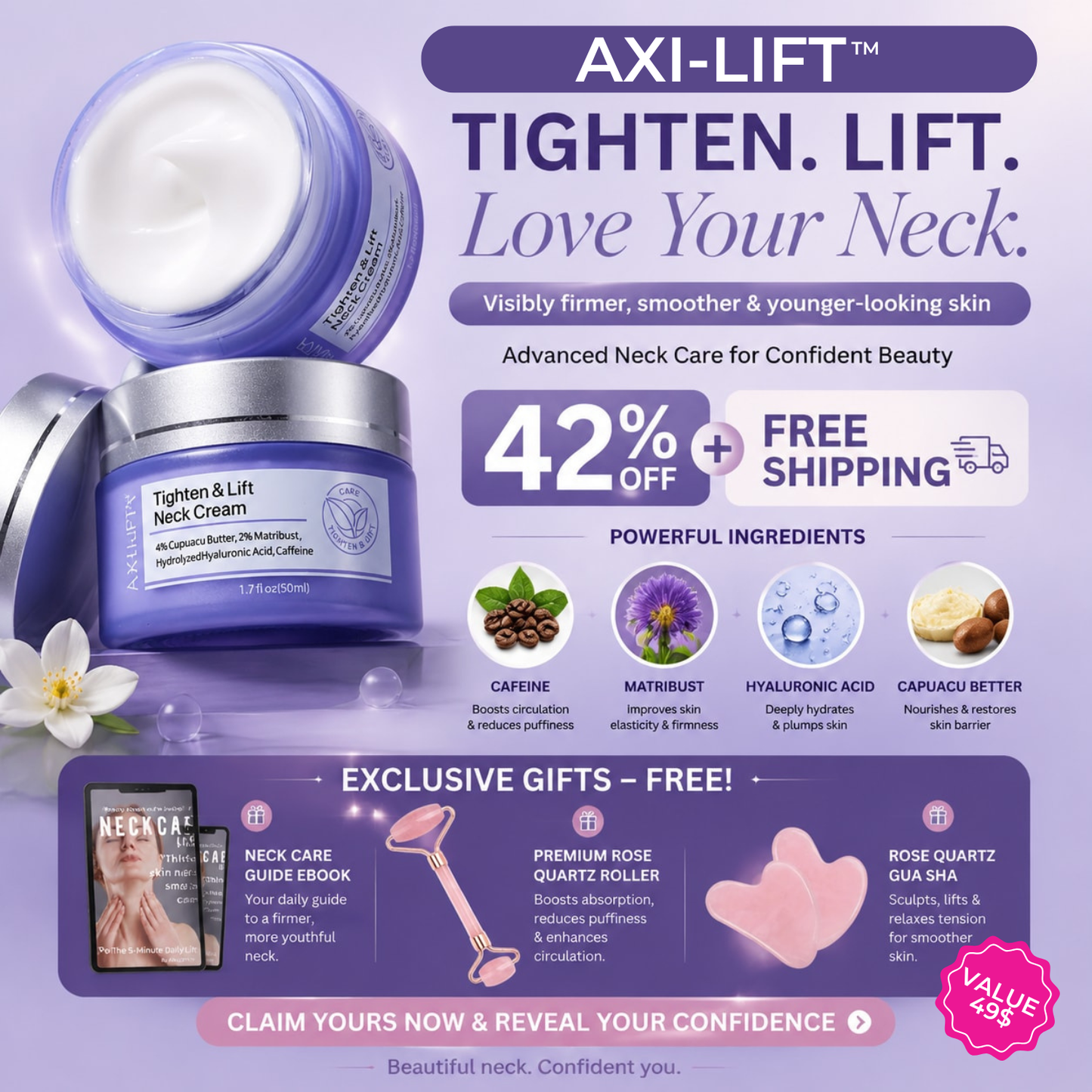 Axi-Lift™ Tighten & Lift Neck Cream